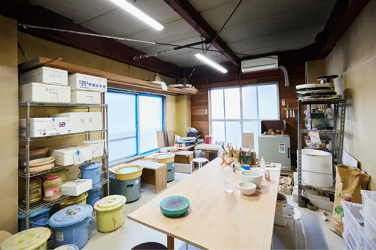 陶芸教室フロア