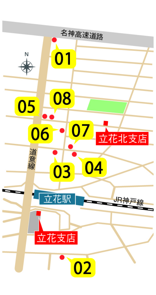池田駅周辺地図