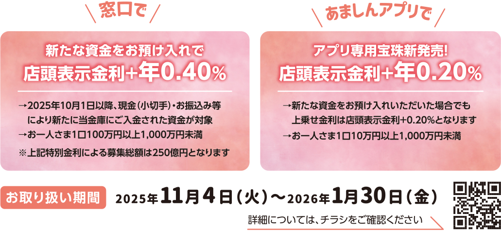 懸賞金付定期預金 新型宝珠 詳細