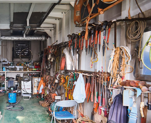 知恵と工夫が息づく船上工具