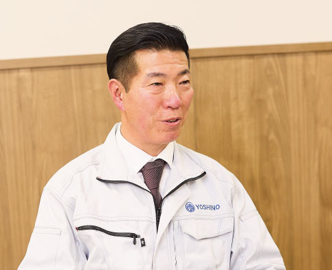 事業への想いを熱く語る吉野社長