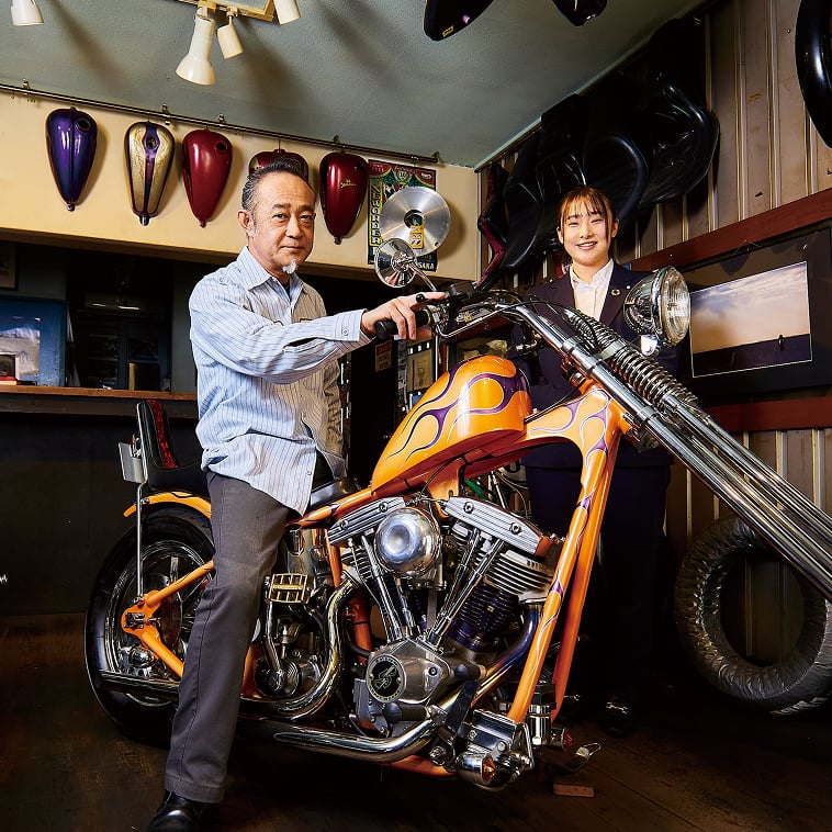 今月のあましんさん　大西 玲奈さん（神戸東支店 2021年入庫）とSHIUN CRAFT WORKSの代表取締役でレーサーの松村さん