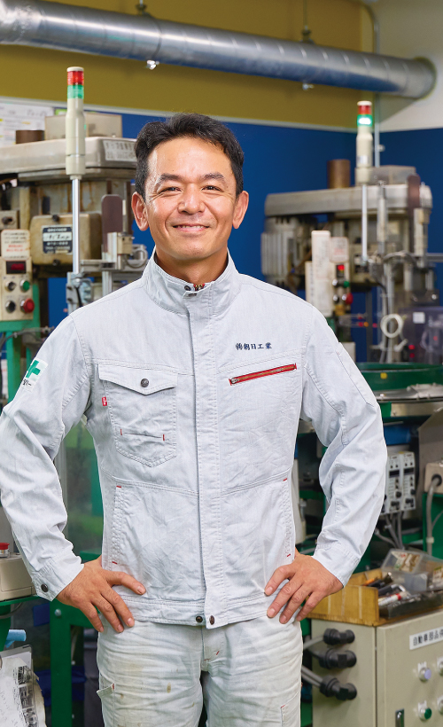 株式会社朝日工業代表取締役社長　田簔 真司 氏_sp